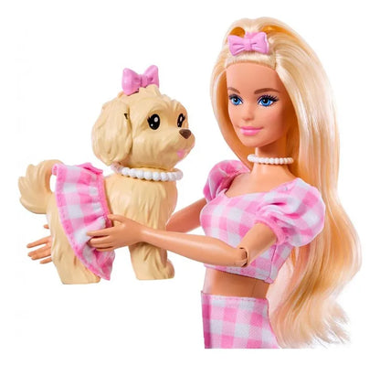 Barbie Muñeca Twinning Looks Con Perrito Y Accesorios Jfp36
