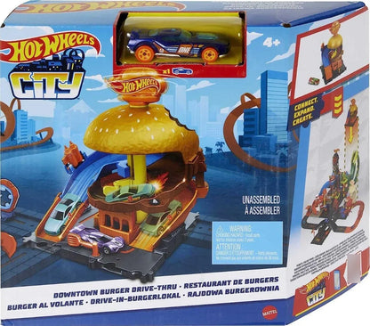 Hotwheels City Pista Burger Blitz Hdr26 Mattel Multicolor