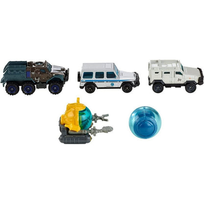 Jurassic World Matchbox Pack De 5 Autos Fmx40 Mattel