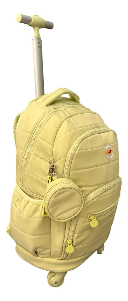 Mochila Carrito Escolar 18 Pulgadas Sl2501v Kinderland Verde