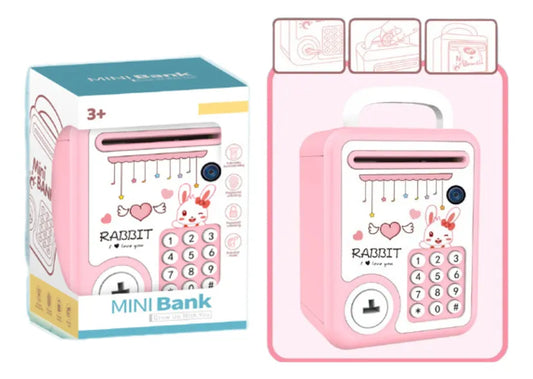 Alcancia Mini Bank Caja Fuerte Rosa 2763658 2763658 Rosa