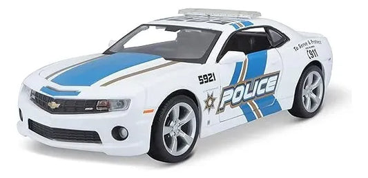 Maisto 1:24 Chevrolet Camaro Ss Police 2010 Blanco 31208