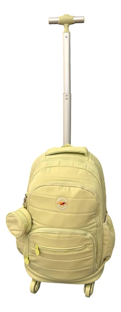 Mochila Carrito Escolar 18 Pulgadas Sl2501v Kinderland Verde