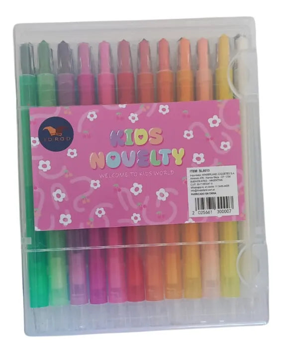 Estuche Crayones X24 Colores Sl6613 Kinderland Vs