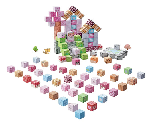 Bloques Magnéticos Cubos Steam Minecraft Pink Shine 3016381 108