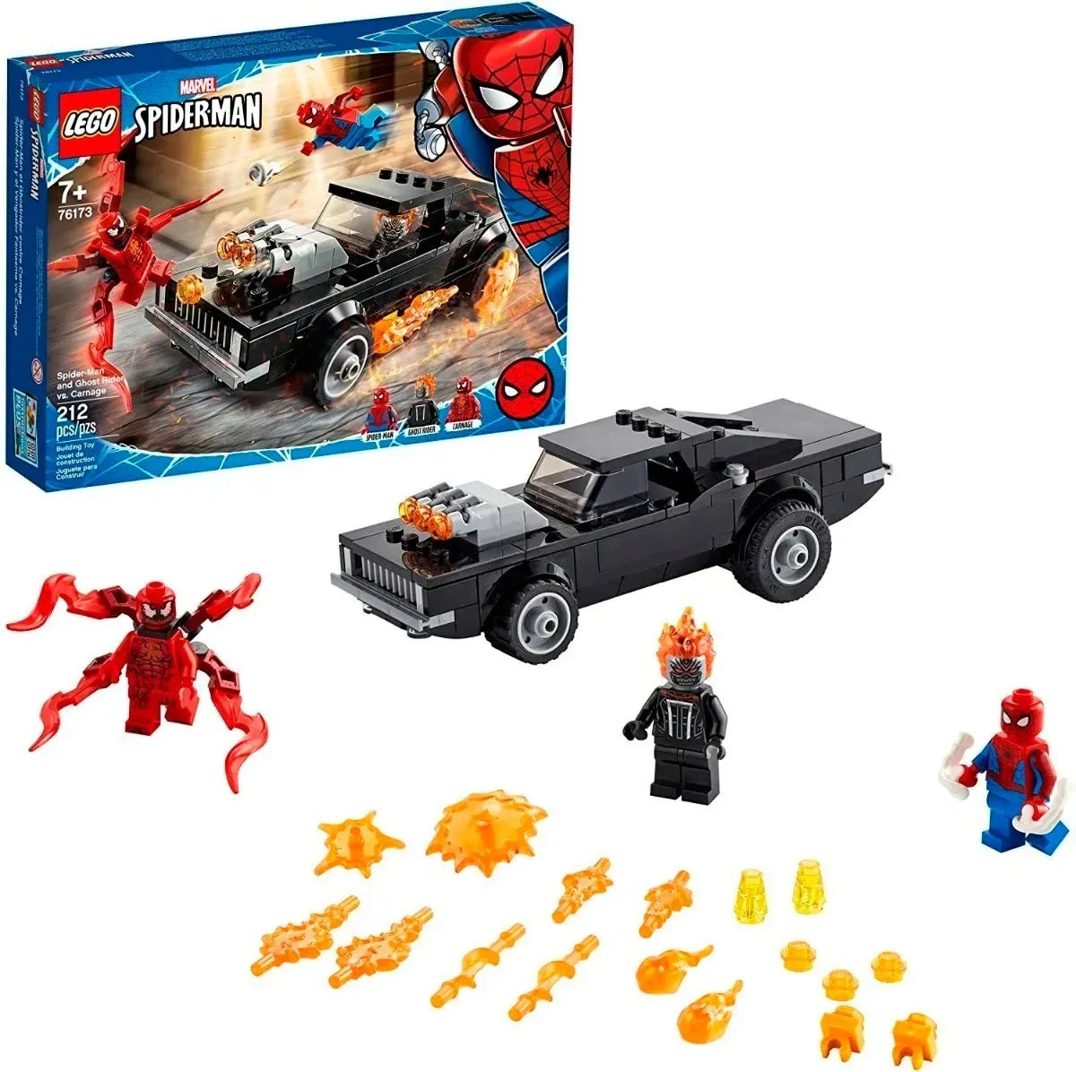 Lego Marvel Spiderman And Ghost Rider Vs. Carnage 76173 212