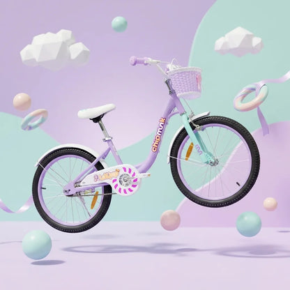 Bicicleta Infantil Royal Baby Chipmunk Mm Purpura R16 Cm16-2
