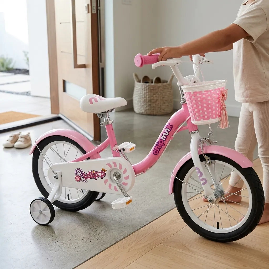 Bicicleta Infantil Royal Baby Chipmunk Mm Rosa R16 Cm16-2