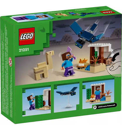 Lego Minecraft Expedición Al Desierto De Steve 75 Pzs 21251