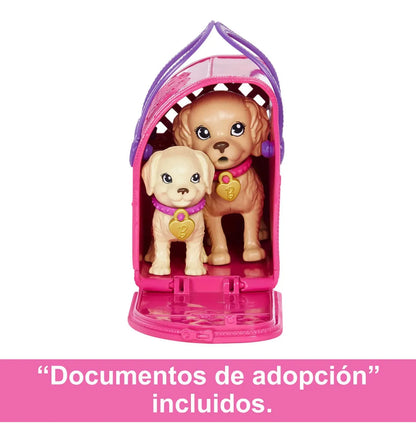 Barbie Muñeca Adopción De Cachorros Hkd86