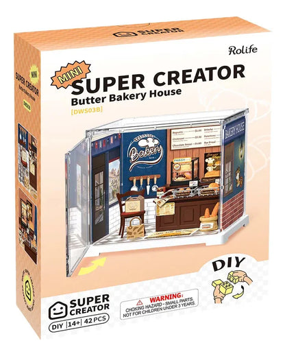 Robotime Rolife Puzzle 3d Panadería Serie De Tienda Dws03b