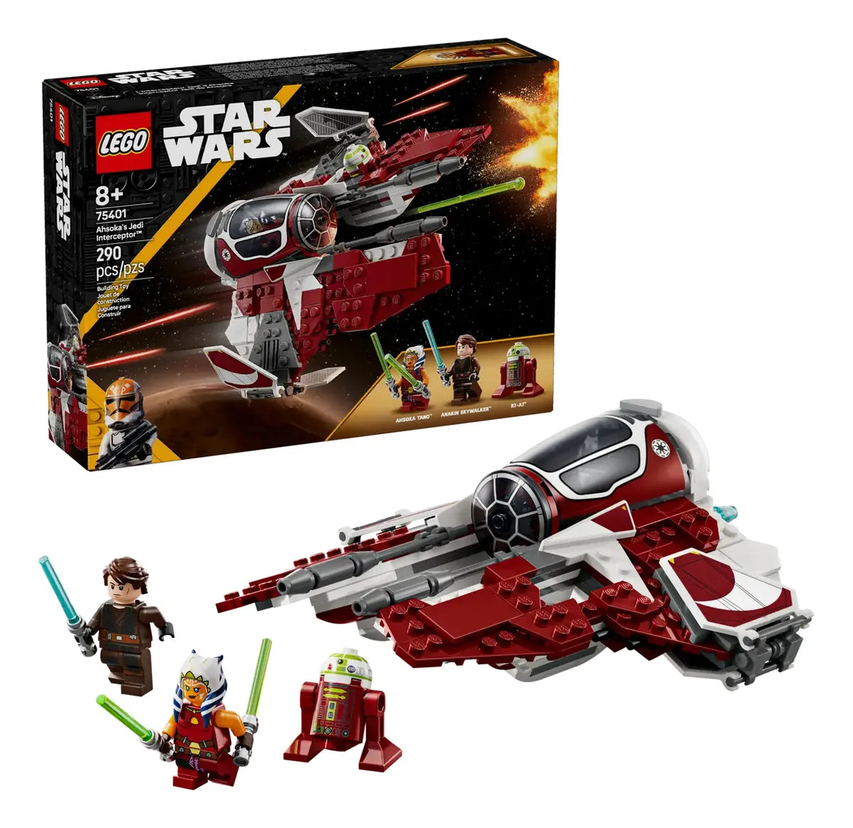 Lego Star Wars Interceptor Jedi De Ahsoka 75401 290