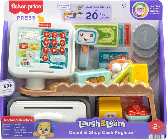 Fisher Price Ríe Y Aprende Registradora Electrónica Jgx01 Mattel