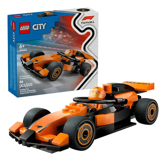 Lego® City Piloto De F1® Con Auto Mclaren 60442