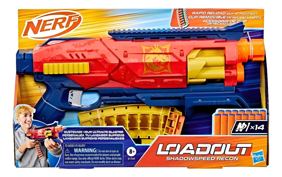 Nerf Pistola Loadout Shadowspeed Recon G1760