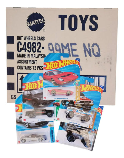 Pack Nuevos Hot Wheels 2025 Vehículos Básicos Surtidos X 72