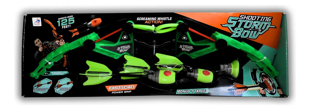 Super Arco Lanza Dardos Naranja O Verde 1665243 E. Normal Naranja
