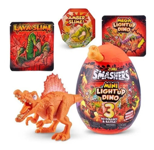 Smashers Mini Egg Huevo Dino Sorpresa Amarillo Serie 4 7473