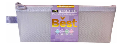 Cartuchera Escolar Best Eva Soft 1 Cierre Sl6901l Shine Violeta
