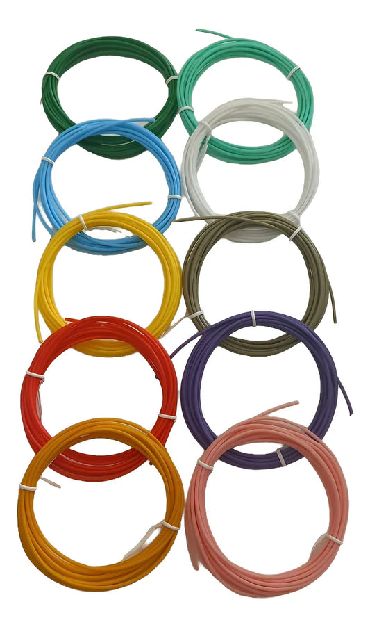 Repuesto Filamento Lapiz 3d 10 Colores 30mts Plc Shine 10 Colores