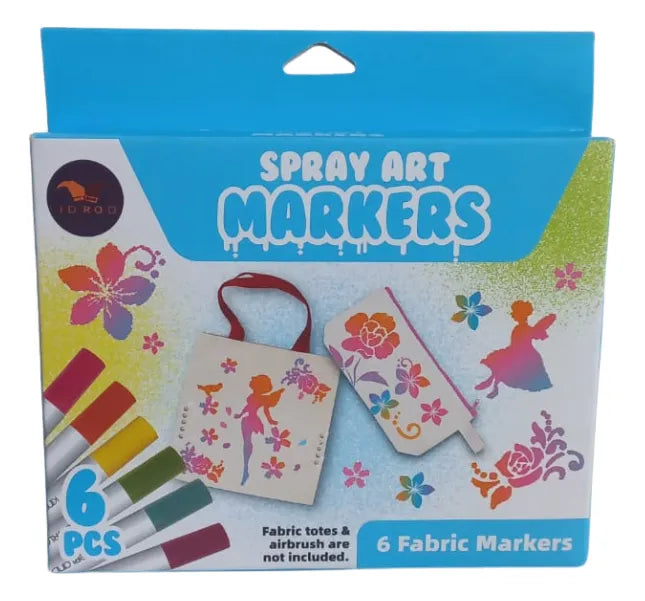 Spray Art Markers Respuesto Marcadores X6 Sl4009 Kinderland Vs
