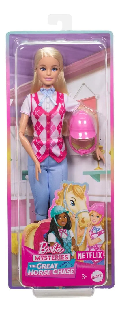 Barbie Muñeca The Great Horse Chase Malibú Hxj38 Mattel