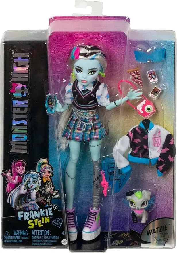 Monster High Muñeca Frankie Stein Y Accesorios Hhk53 Mattel