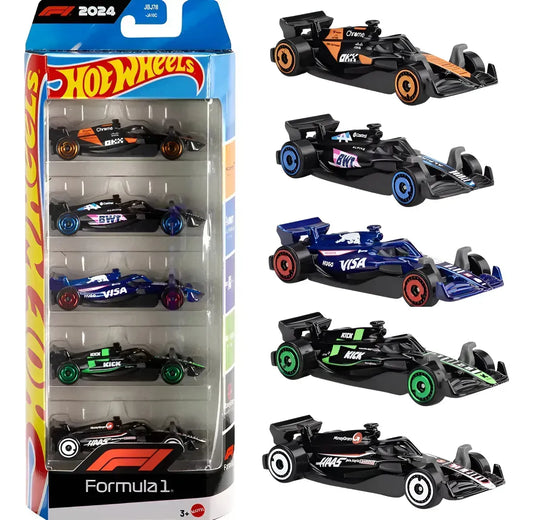 Combo X 12 Packs Hot Wheels X5 Autos Fórmula 1 1:64 Jgf58 Multicolor