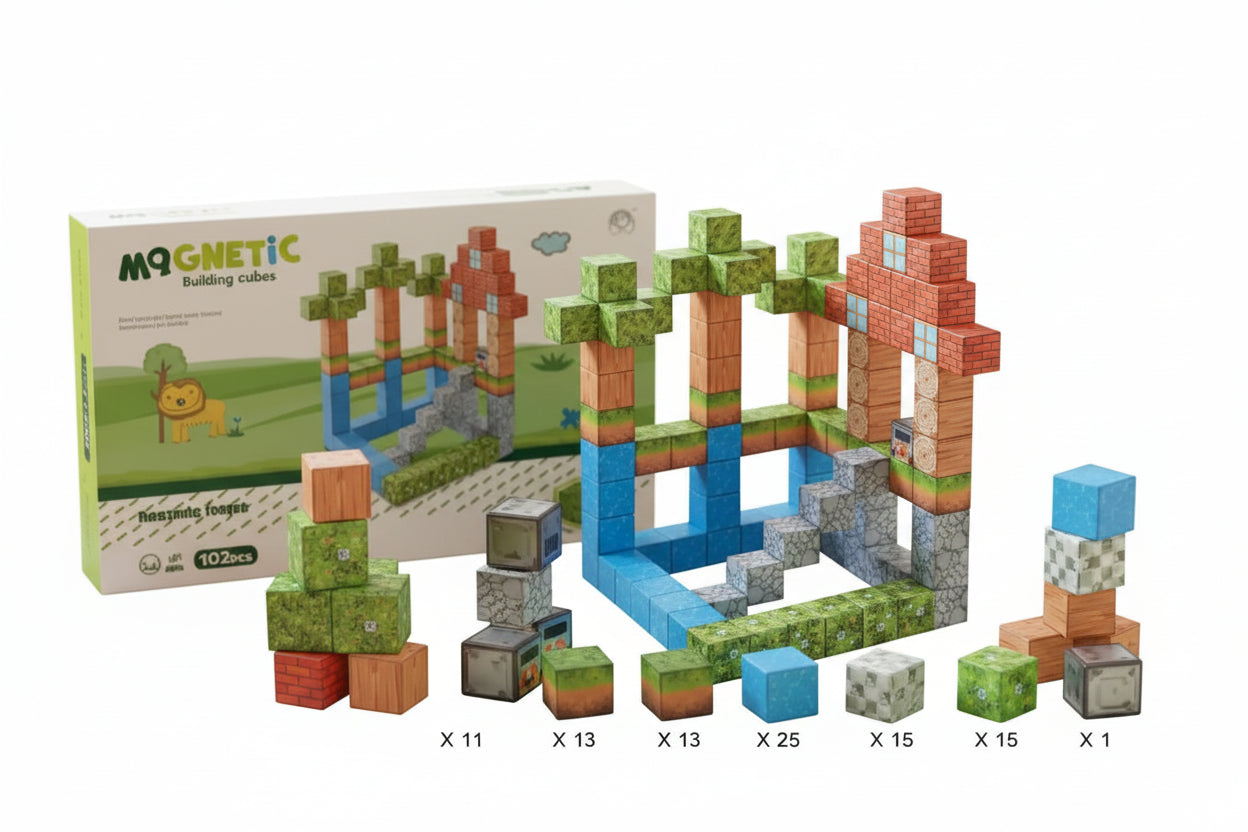 Bloques Magnéticos Cubos Steam Minecraft Shine 2960031 102
