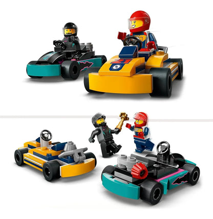 Lego City Go-karts And Race Drivers 99 Pzs 60400
