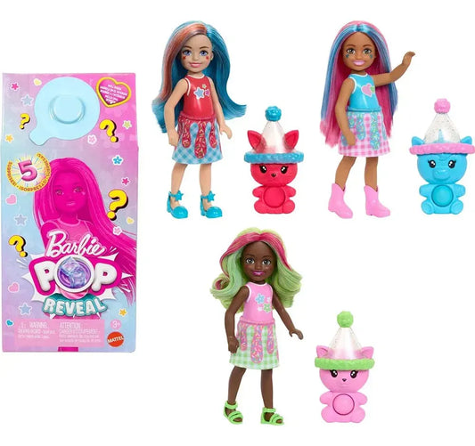 Barbie Pop Reveal Muñeca Batidos Chelsea Jdm08