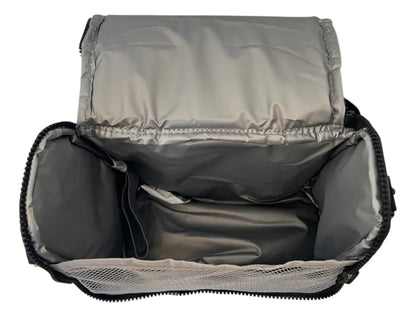 Lunchera Térmica Escolar Con Correa Sl2503g Kinderland Gris