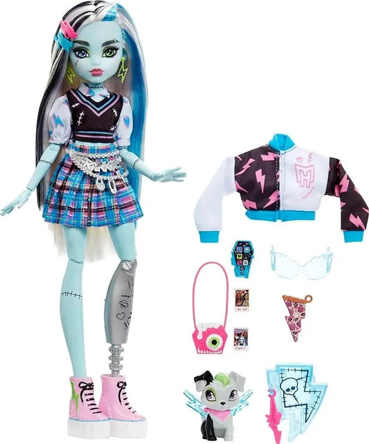 Monster High Muñeca Frankie Stein Y Accesorios Hhk53 Mattel
