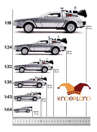 Welly 1:24 Colección Volver Al Futuro I 22443w Plateado