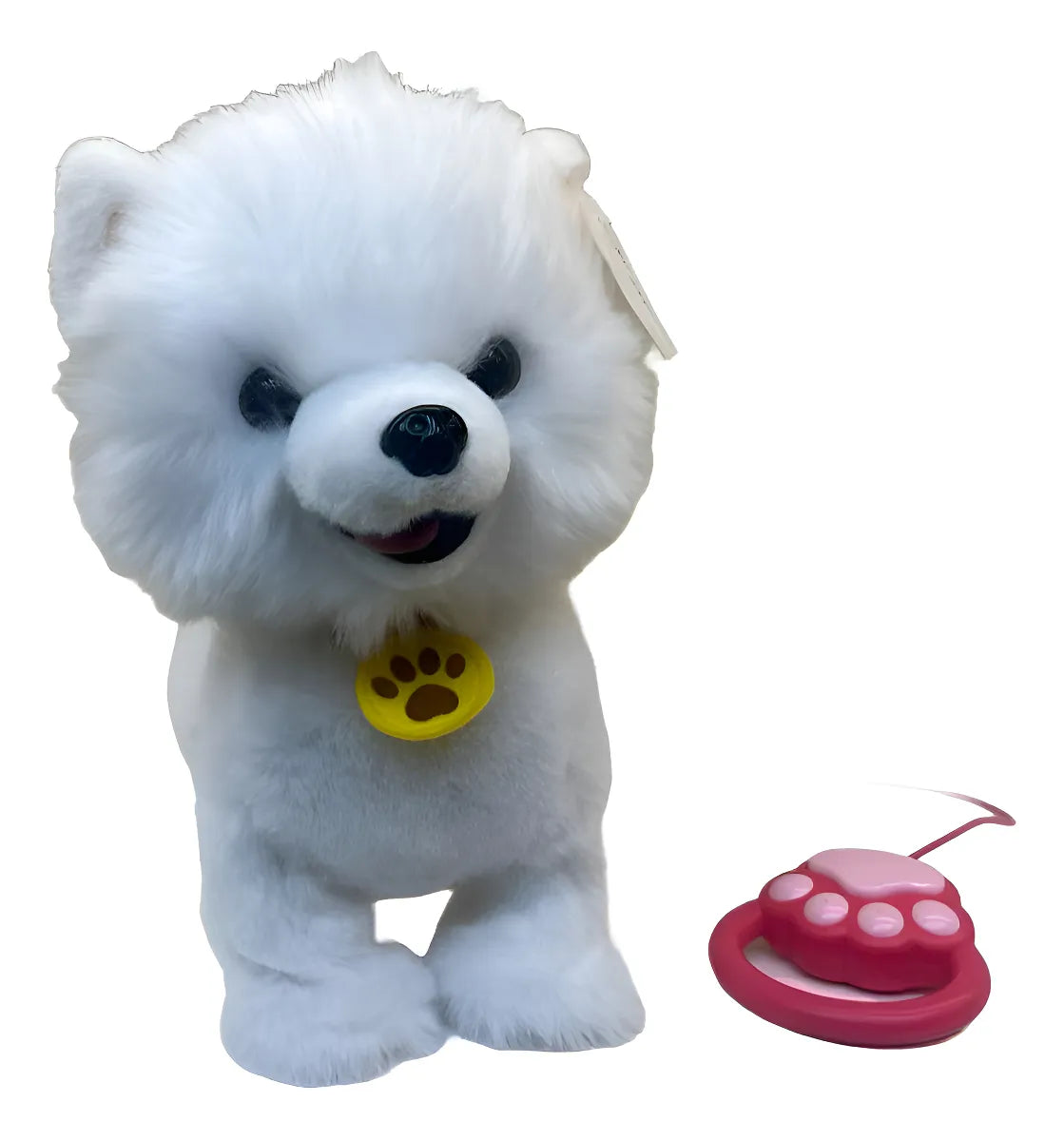 Peluche Perro A Control Remoto Jm-2330 Shine Blanco