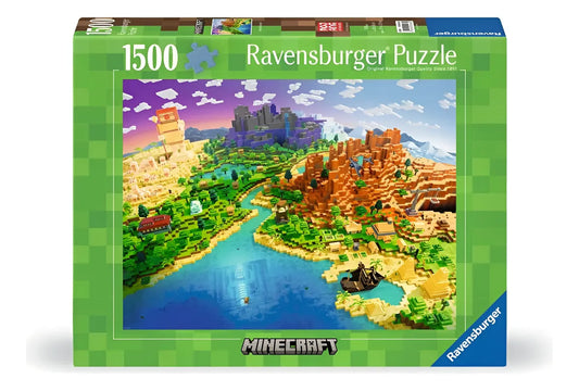 Ravensburger Puzzle 1500 Pzs World Of Minecraft 12000433