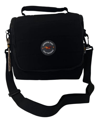 Lunchera Térmica Escolar Con Correa Sl2503n Kinderland Negro