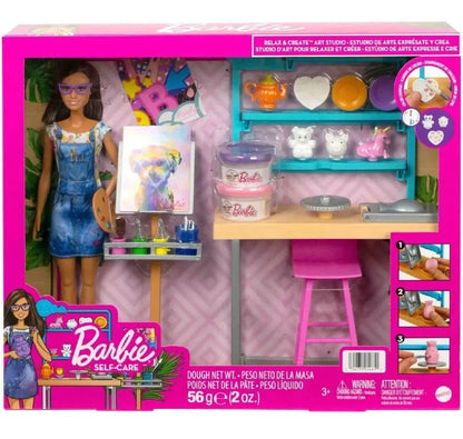 Muñeca Barbie Estudio De Arte Hcm85 Mattel