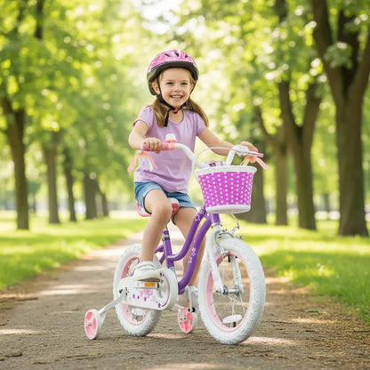 Bicicleta Infantil Royal Baby Stargirl Purpura R16 Rb16g-1