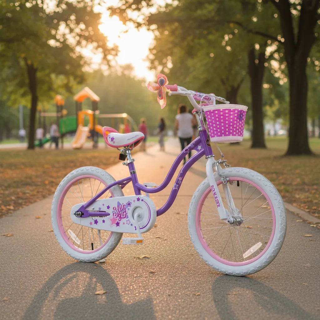 Bicicleta Infantil Royal Baby Stargirl Purpura R20 Rb20g-1