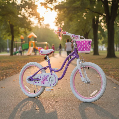 Bicicleta Infantil Royal Baby Stargirl Purpura R20 Rb20g-1