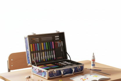 Set De Arte Azul 145 Pzs Kl1029-b Shine