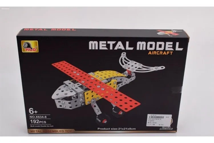 Arma Tu Aeroplano De Metal 192 Pcs 1901362 E. Full 192