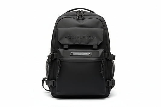 Mochila Escolar Gris Negro Kl1166 Shine Gris Negro