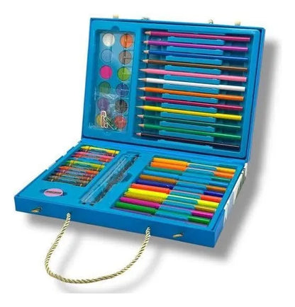 Set De Arte Azul 59 Pzs Kl1028-b Shine