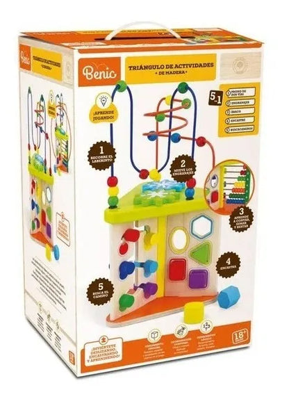 Benic Triángulo Didáctico Con Actividades Y Prono Be13 Shine Multicolor