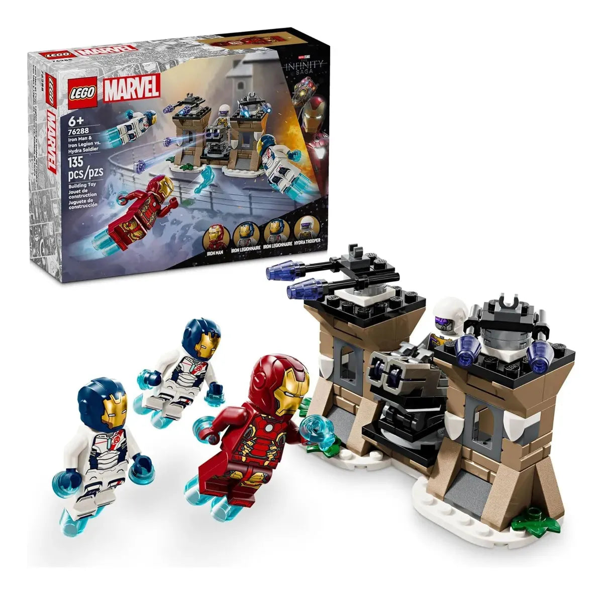 Lego Super Heroes Iron Man Y Iron Legion 76288 135