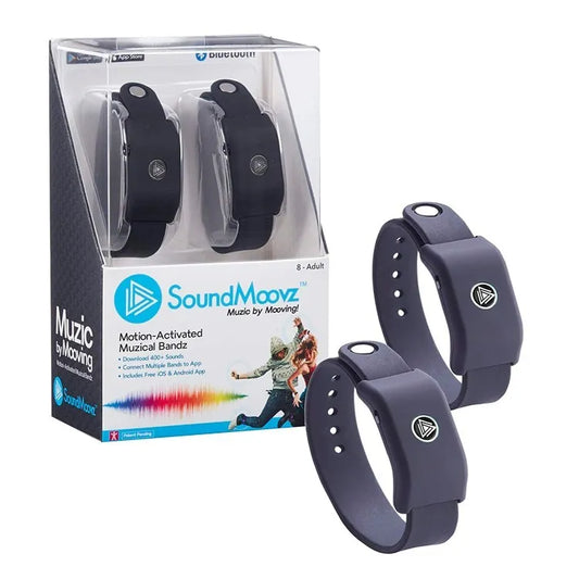 Pulseras Sound Moovz Color Negro Para Bailar 66005