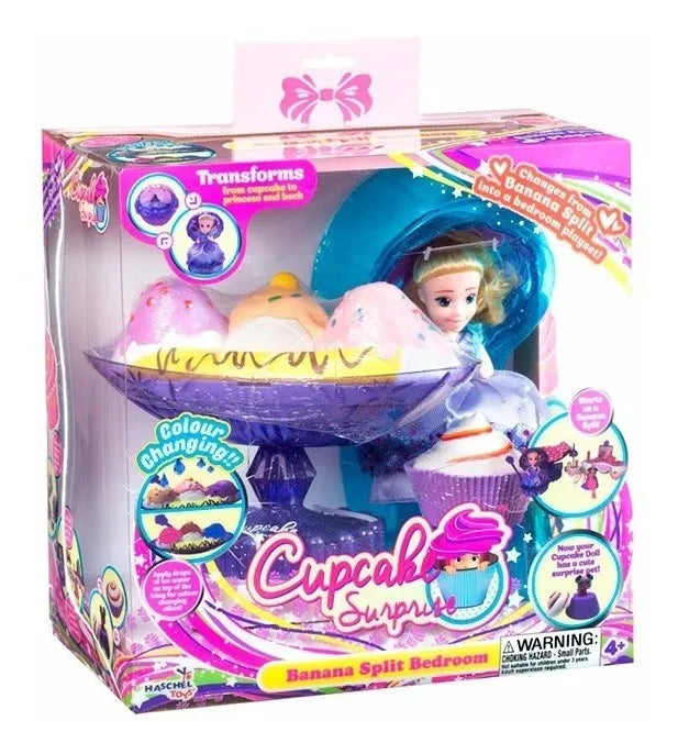 Playset Muñeca Cupcakes Banana 1138 Shine
