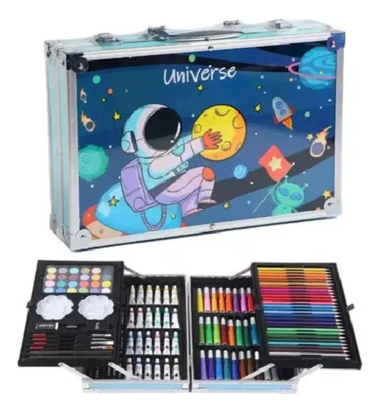 Set De Arte Azul 150 Pzs Kl1032-b Shine